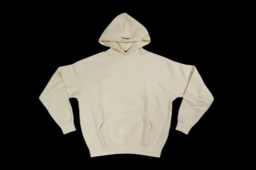 Fear of God Essentials 3M Logo Pullover Hoodie Butter Cream