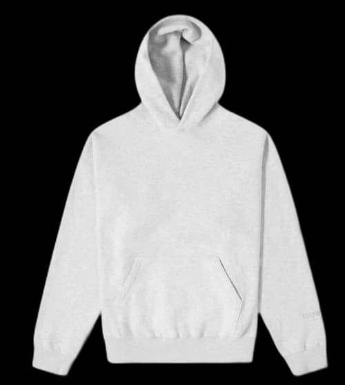 Fear of God Essentials 3M Logo Pullover Hoodie Light Heather Grey/Black