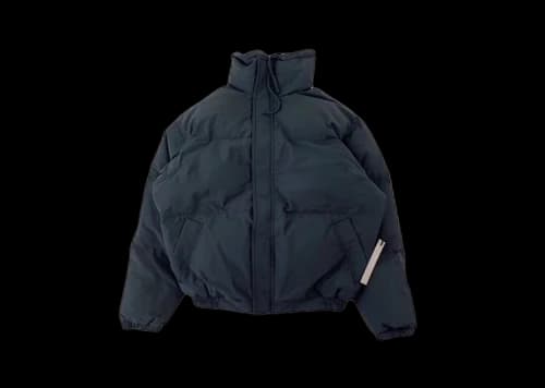 Fear of God Essentials 3M Puffer Jacket Black Reflective