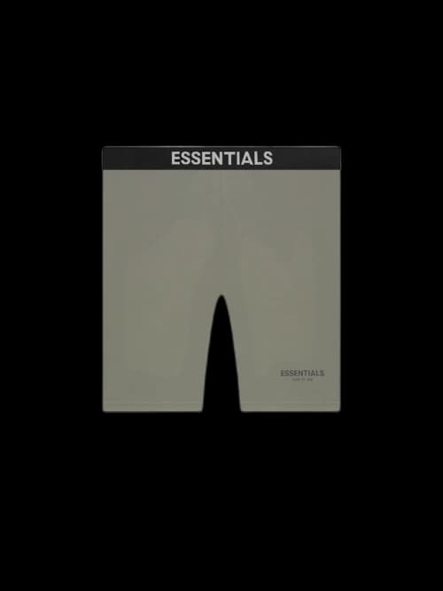Fear of God Essentials Athletic Biker Shorts Charcoal/Grey Flannel