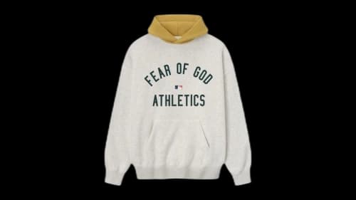 Fear of God Essentials Athletics Sport Hoodie Oatmeal Heather/Canyon