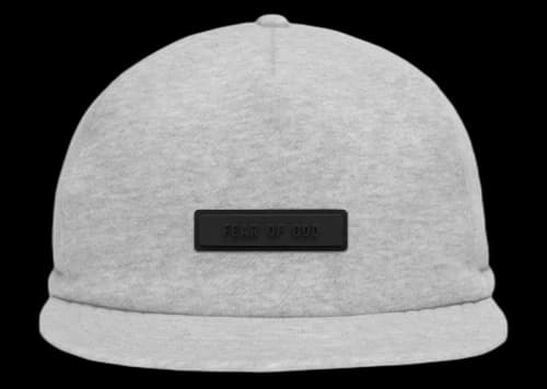 Fear of God Essentials Baseball Cap (SS24) Light Heather Grey