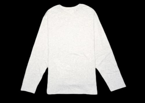 Fear of God Essentials Boxy Graphic Long Sleeve T-shirt Grey