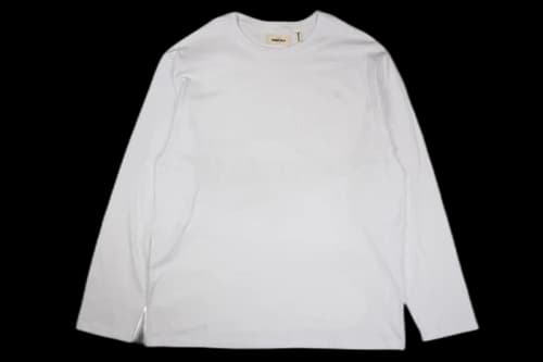 Fear of God Essentials Boxy Graphic Long Sleeve T-Shirt White
