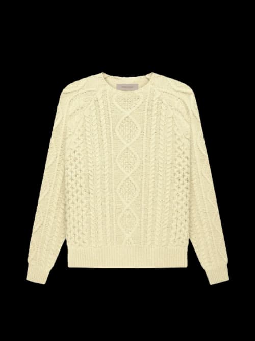 Fear of God Essentials Cable Knit Canary