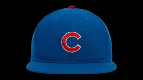 Fear of God Essentials Chicago Cubs Wool Retro Crown 59FIFTY Fitted Cap Blue