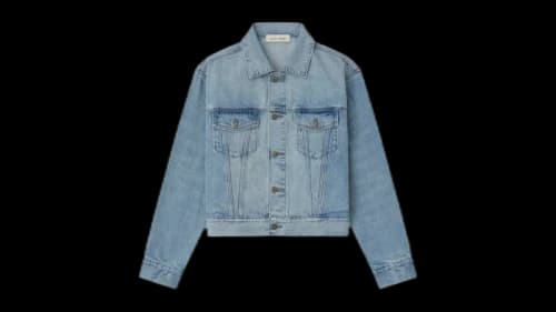 Fear of God Essentials Classic Denim Jacket Classic Blue