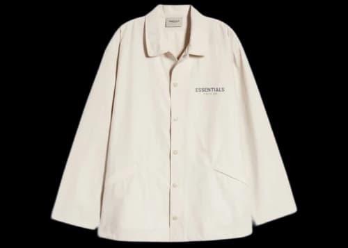 Fear of God Essentials Coaches Jacket Stone/Oat