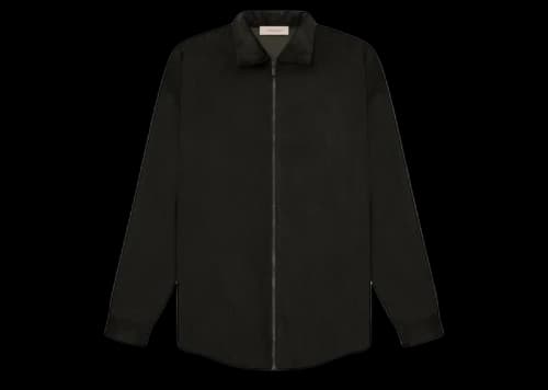 Fear of God Essentials Corduroy Shirt Jacket Off Black