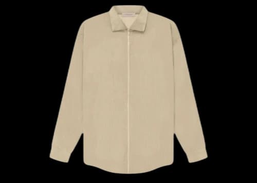 Fear of God Essentials Corduroy Shirt Jacket Sand
