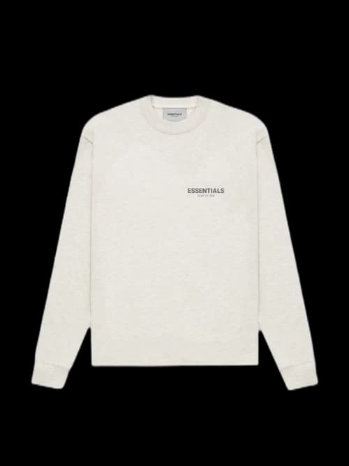 Fear of God Essentials Core Collection L/S T-shirt Light Heather Oatmeal