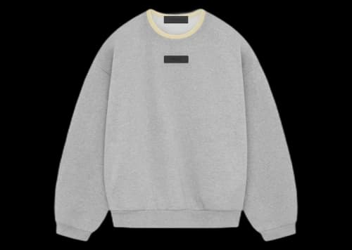 Fear of God Essentials Crewneck Sweatshirt (SS24) Light Heather Grey