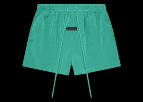 Fear of God Essentials Crinkle Nylon Running Short Mint Leaf