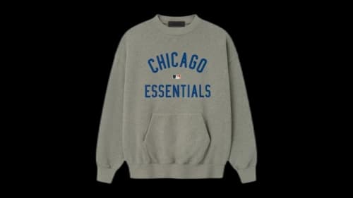 Fear of God Essentials Cubs Sport Crewneck Concrete Heather