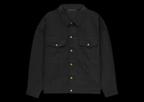 Fear of God Essentials Denim Jacket Jet Black
