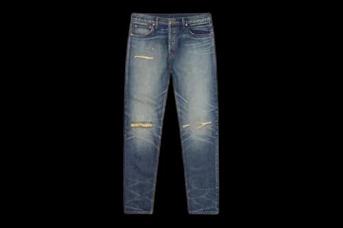 Fear of God Essentials Denim Jeans Distressed Indigo