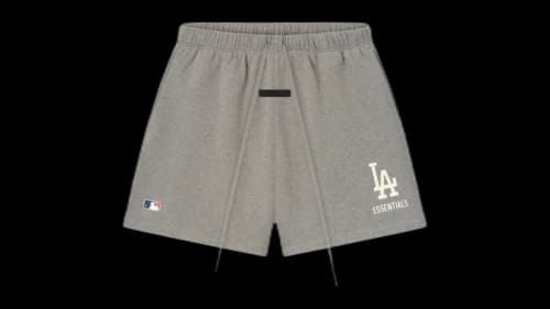 Fear of God Essentials Dodgers Classic Sweatshort Concrete Heather