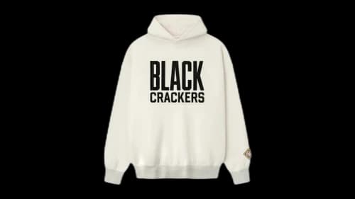 Fear of God Essentials Essentials Black Crackers Hoodie Cream White