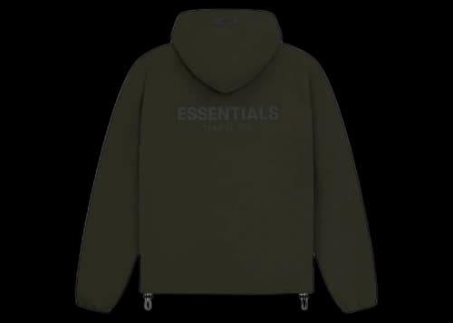 Fear of God Essentials Fullzip Jacket Off Black