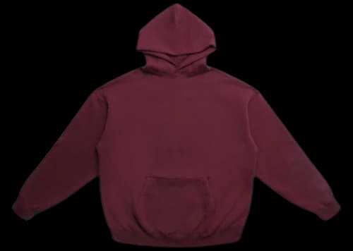 Fear of God Essentials Graphic Pullover Hoodie Burgundy
