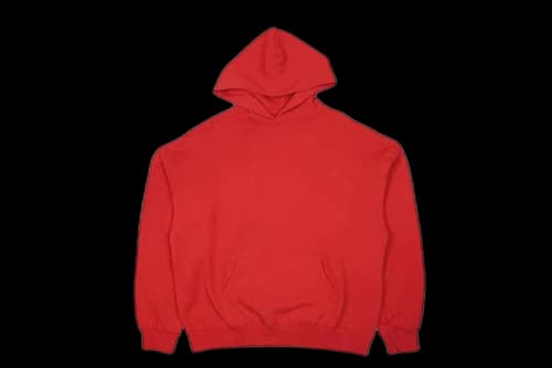 Fear of God Essentials Graphic Pullover Hoodie Red