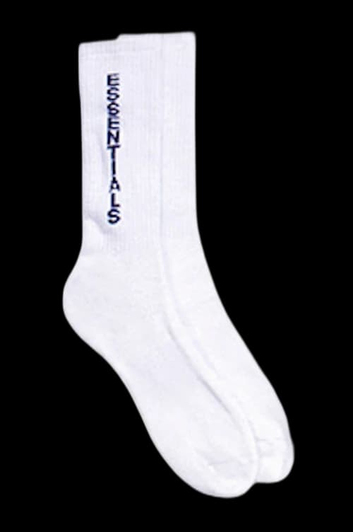 Fear of God Essentials Graphic Socks White