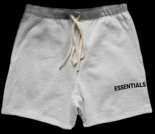 Fear of God Essentials Graphic Sweat (SS18) Shorts Grey