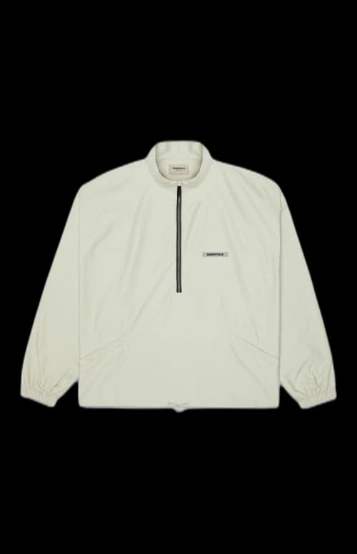 Fear of God Essentials Half Zip Track Jacket Alfalfa Sage