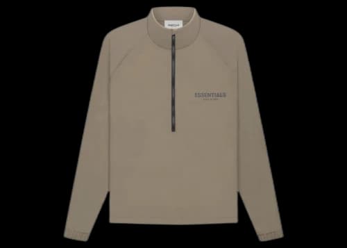 Fear of God Essentials Half Zip Track Jacket Harvest