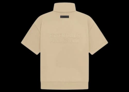 Fear of God Essentials Halfzip 3/4 Sleeve Shirt Sand
