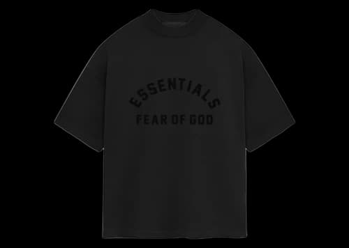 Fear of God Essentials Heavy Jersey Crewneck Tee Jet Black