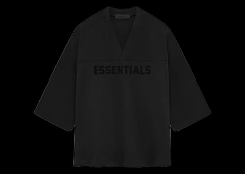 Fear of God Essentials Heavy Jersey Football Tee Jet Black