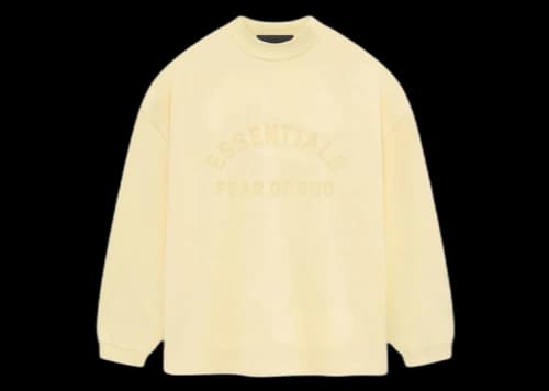 Fear of God Essentials Heavy Jersey L/S Tee Garden Yellow