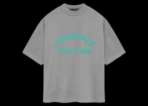 Fear of God Essentials Heavy Jersey S/S Tee Dark Heather Oatmeal