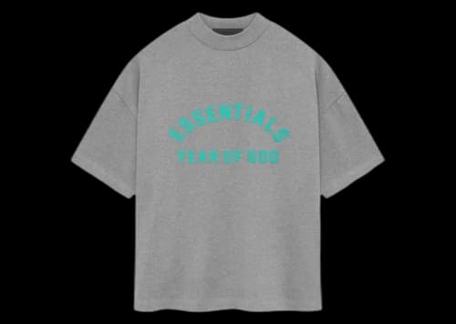 Fear of God Essentials Heavy Jersey SS Tee Dark Heather Oatmeal