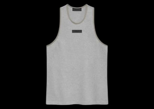 Fear of God Essentials Heavy Jersey Tank Top Light Heather Grey
