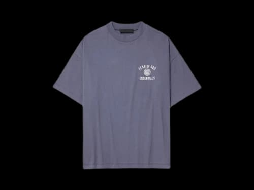 Fear of God Essentials Jersey Crewneck T-shirt (FW24) Blue