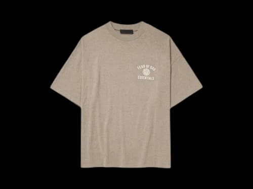Fear of God Essentials Jersey Crewneck T-shirt (FW24) Taupe