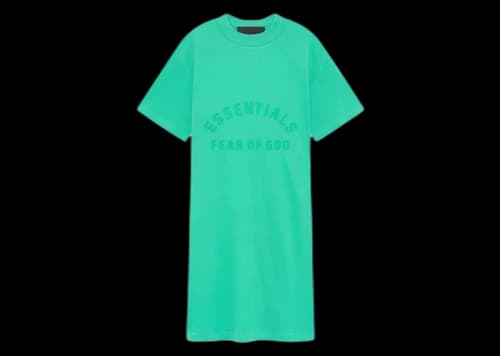 Fear of God Essentials Kids 3/4 Sleeve Dress Mint Leaf