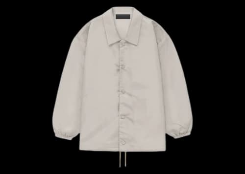 Fear of God Essentials Kids Coaches Jacket Silver Cloud