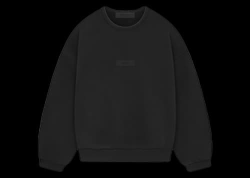 Fear of God Essentials Kids Crewneck Sweater Jet Black