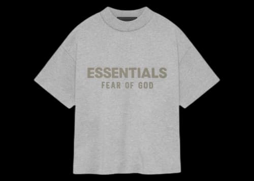 Fear of God Essentials Kids Crewneck T-shirt Light Heather Grey