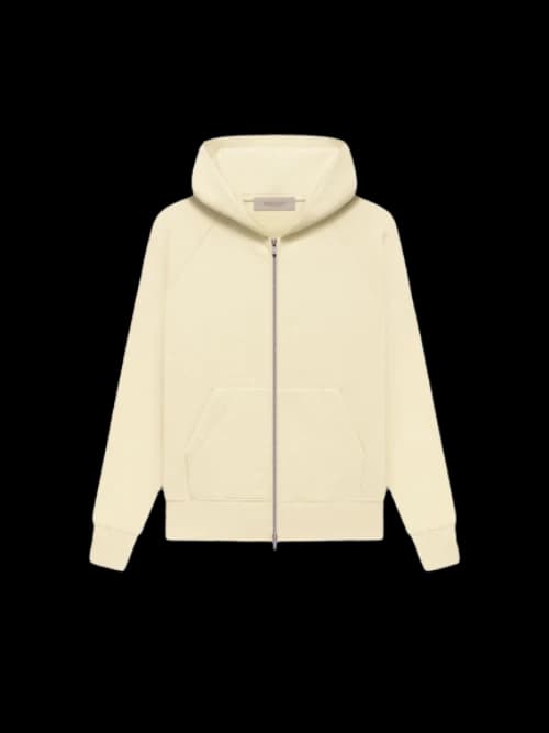 Fear of God Essentials Kid's Fullzip Hoodie Canary