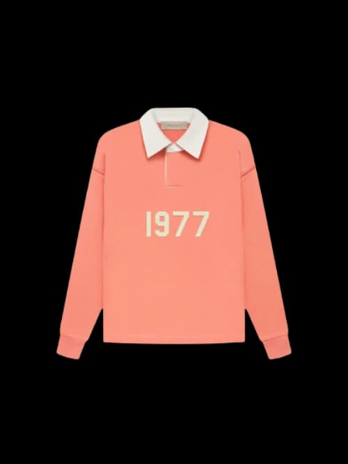 Fear of God Essentials Kids Henley Rugby Coral