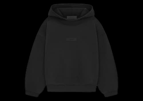 Fear of God Essentials Kids Hoodie Jet Black