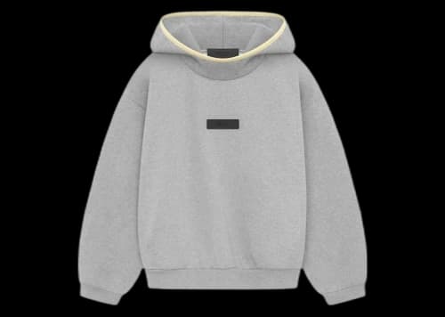 Fear of God Essentials Kids Hoodie Light Heather Grey