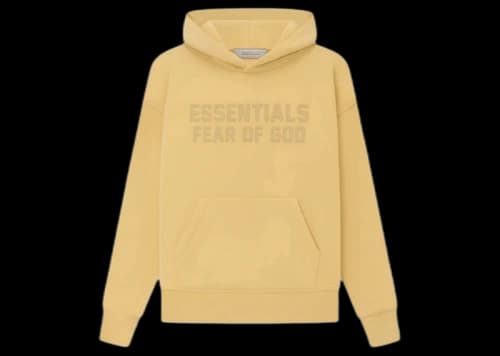 Fear of God Essentials Kids Hoodie Light Tuscan