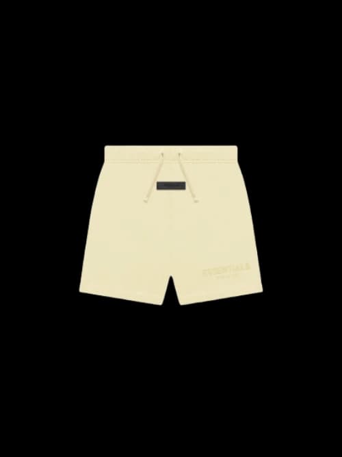 Fear of God Essentials Kids Jersey Shorts Canary