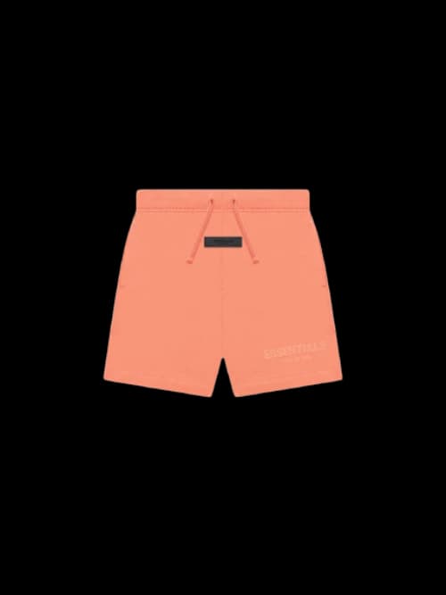 Fear of God Essentials Kids Jersey Shorts Coral