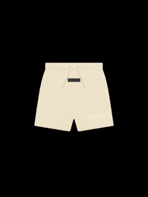 Fear of God Essentials Kids Jersey Shorts Egg Shell